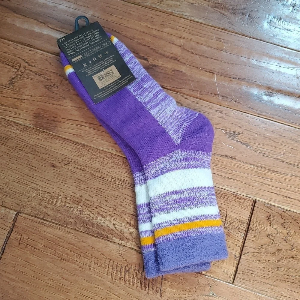 Field & Stream Purple Cozy Cabin Socks